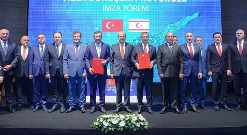 KKTC'nin Fiber Optik Altyapısına Dair Resmi İmzalar Atıldı