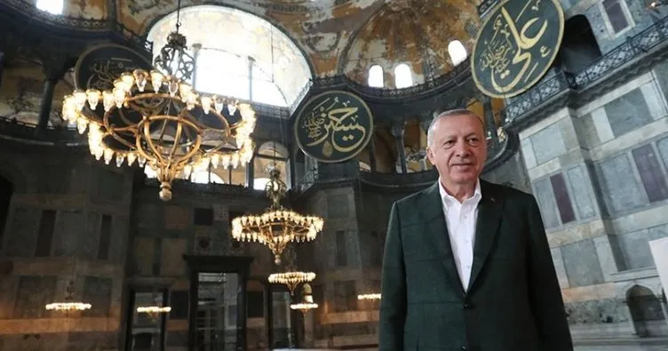Erdoğan, "Ayasofya-i Kebir Cami-i Şerifi"ne Dair: Sonsuza Dek Özgür Olacak