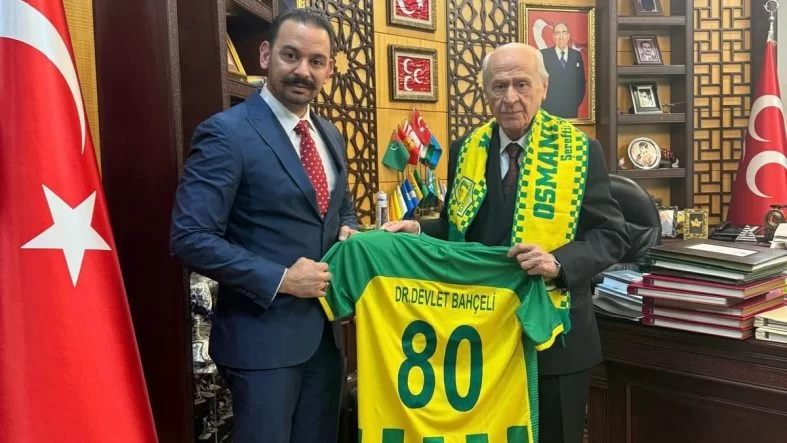 Osmaniyespor'un Onursal Başkanı Devlet Bahçeli İlan Edildi