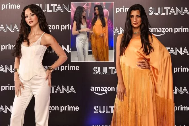 Gala gecesinde Derya Pınar Ak ve Tuba Büyüküstün arasında gerginlik
